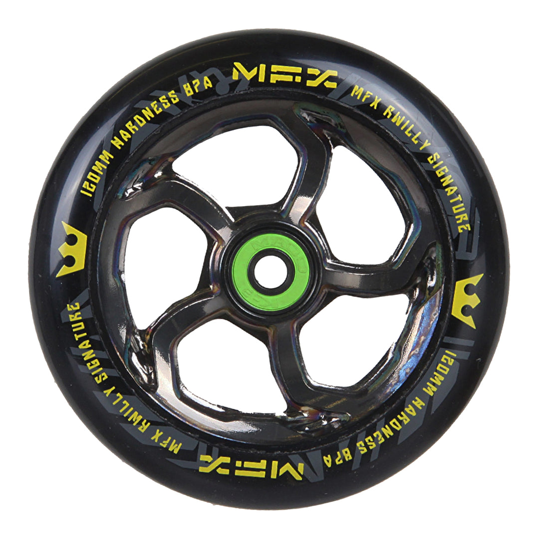 MFX RWilly Hurricane 120mm Wheel - Nickle (SINGLE WHEEL)