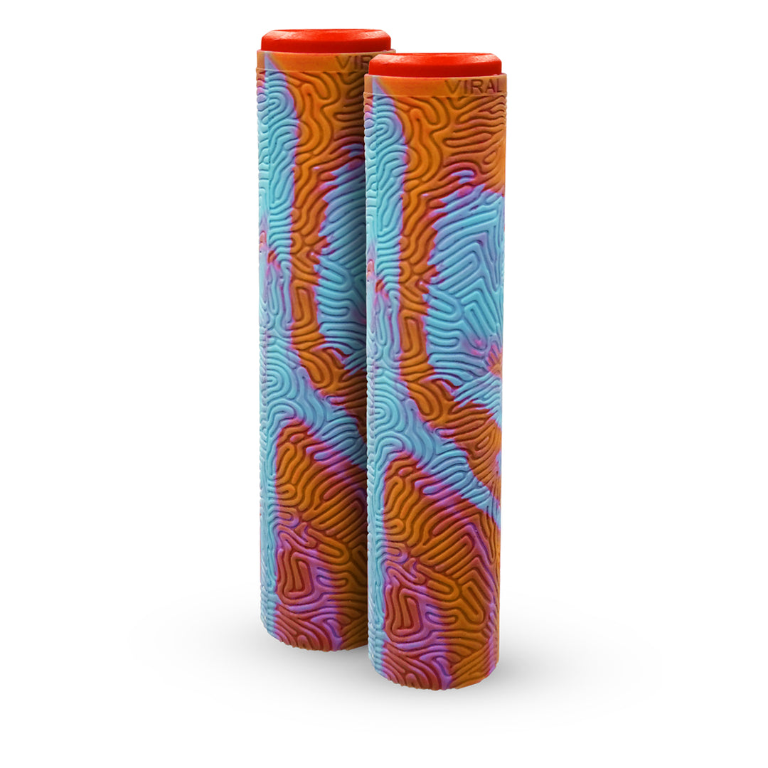 MFX Viral Grind Grips 180mm - Teal Orange