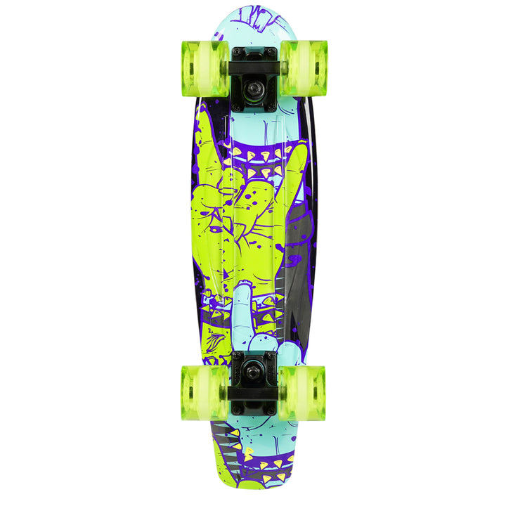22'' G-Wrap Retro Skateboard - Rock'N