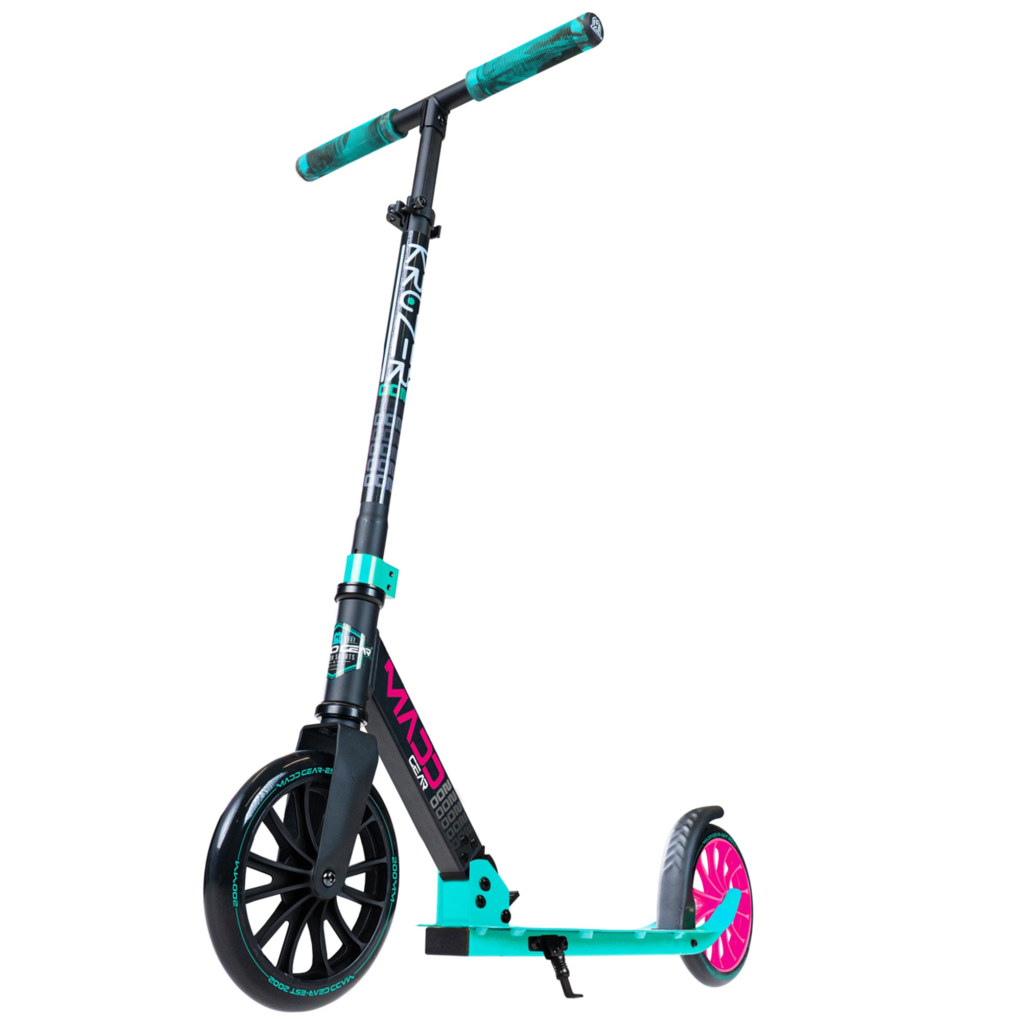 Carve Kruzer V2-200 Folding Scooter - Teal Black – Madd Gear UK