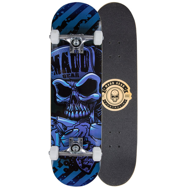 31'' Pro Series Skateboard - HATTER STRIP BLUE / BLACK