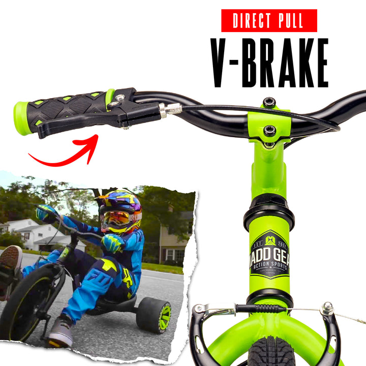 Madd Gear Drift Trike - Black Green