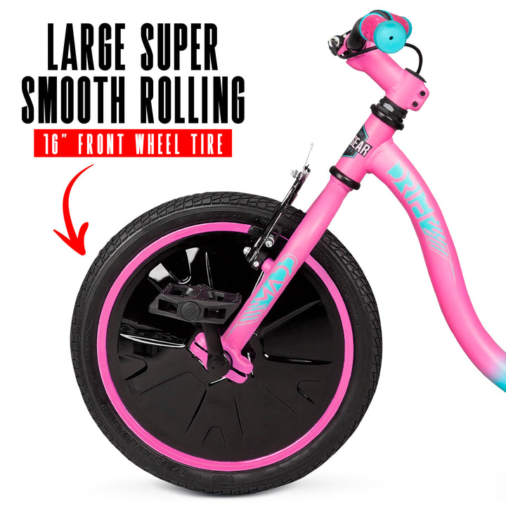 Madd Gear Drift Trike - Pink Teal