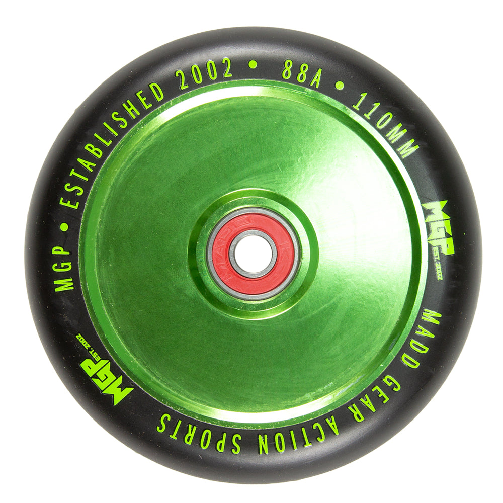 MFX Corrupt Core 110mm Wheels - Green Black