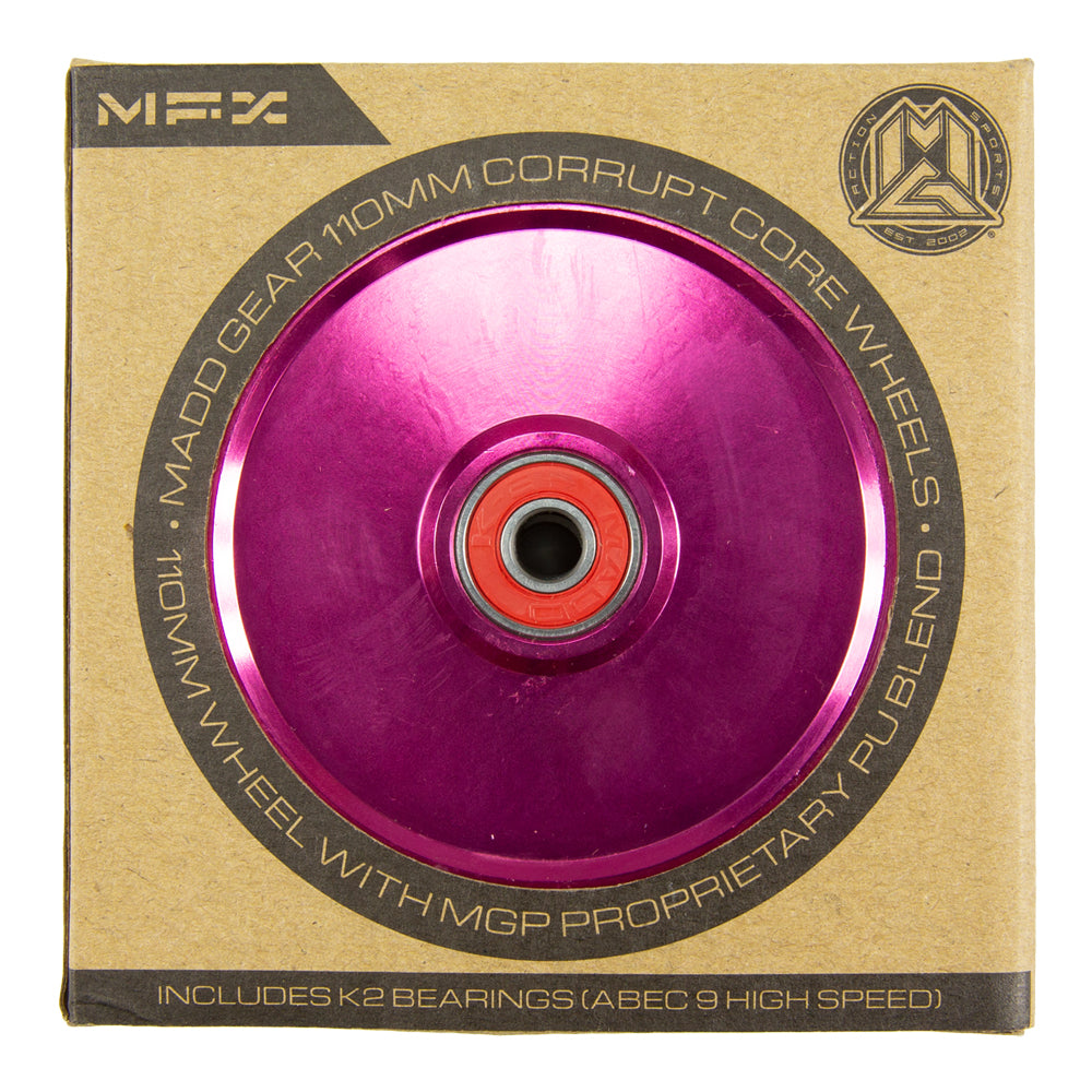 MFX Corrupt Core 110mm Wheels - Pink Black