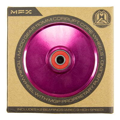 MFX Corrupt Core 110mm Wheels - Pink Black