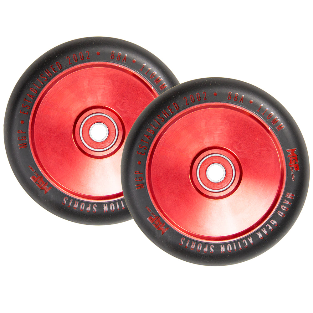 MFX Corrupt Core 110mm Wheels - Red Black