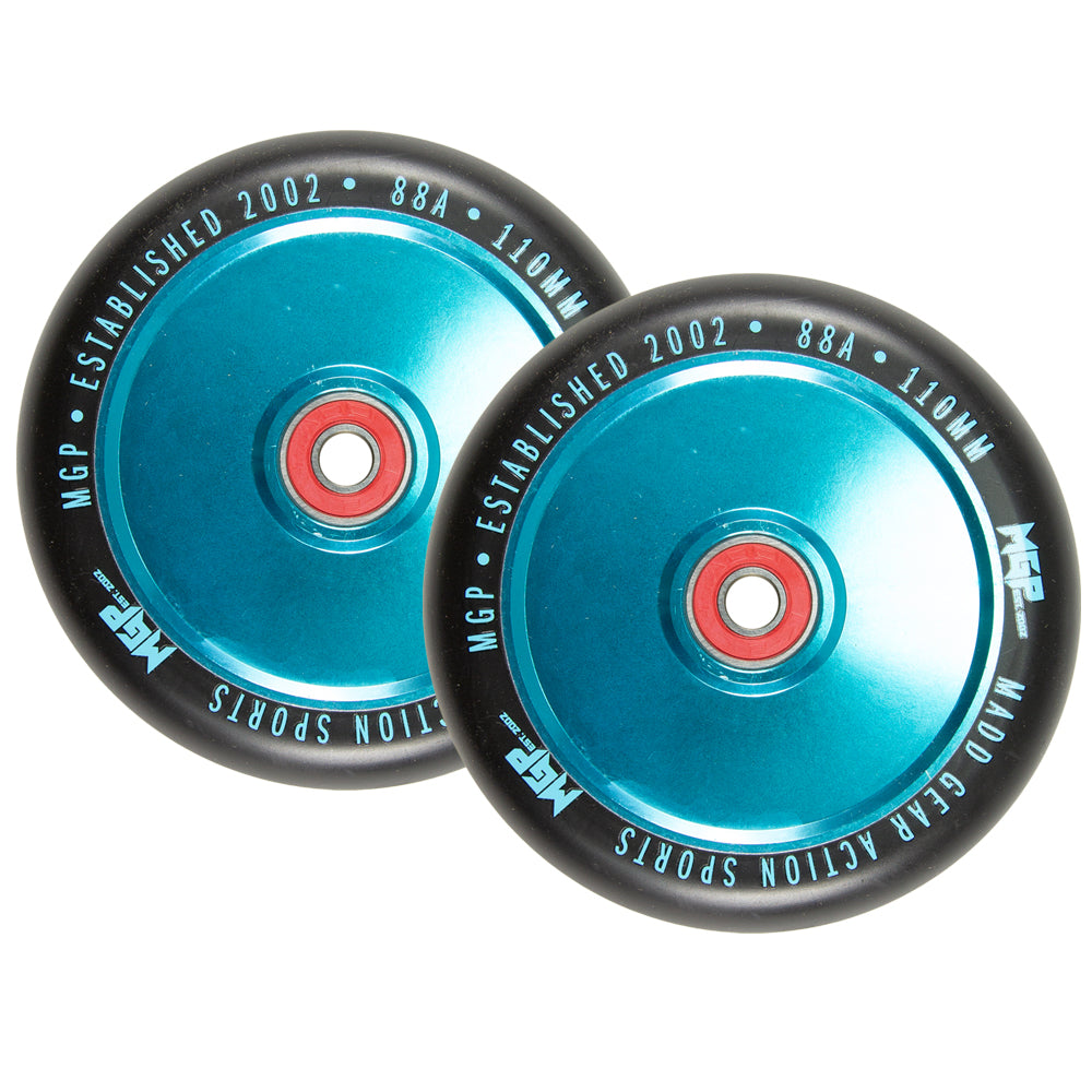 MFX Corrupt Core 110mm Wheels - Teal Black