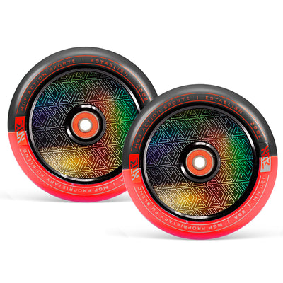 MFX Corrupt Core 120mm Wheels - Red Black