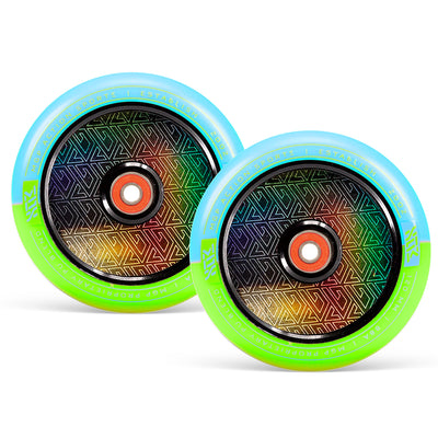 MFX Corrupt Core 120mm Wheels - Blue Lime