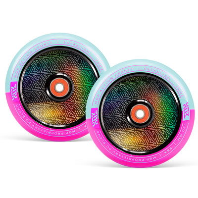 MFX Corrupt Core 120mm Wheels - Pink Teal