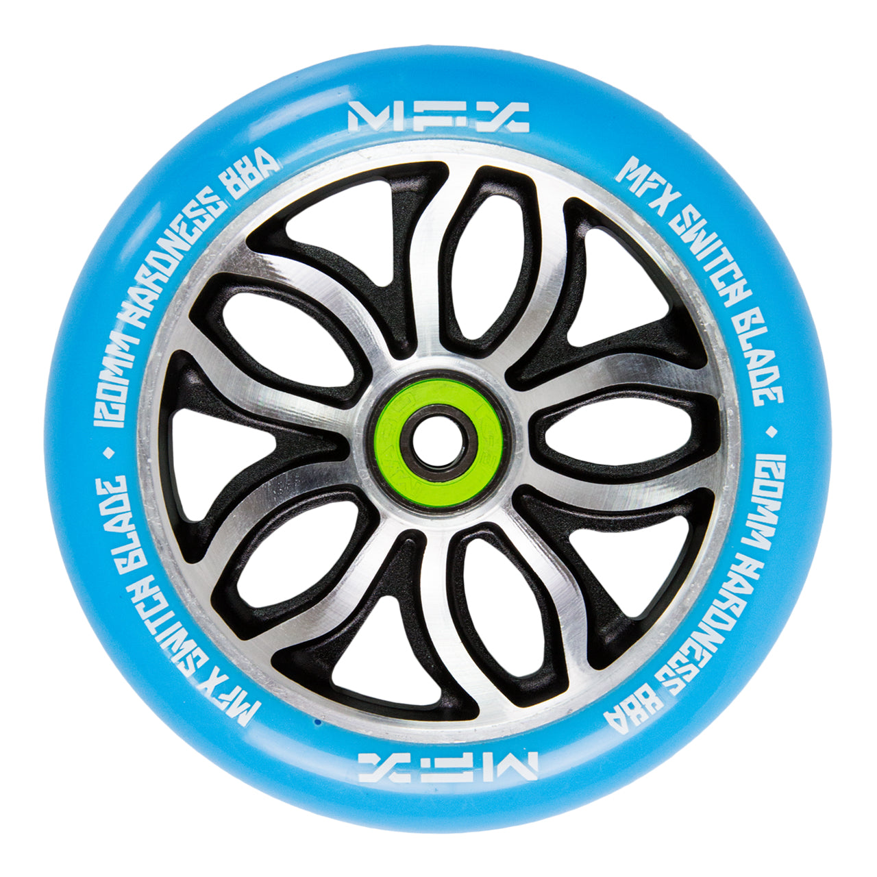 MFX Switchblade 120mm Wheels - Blue