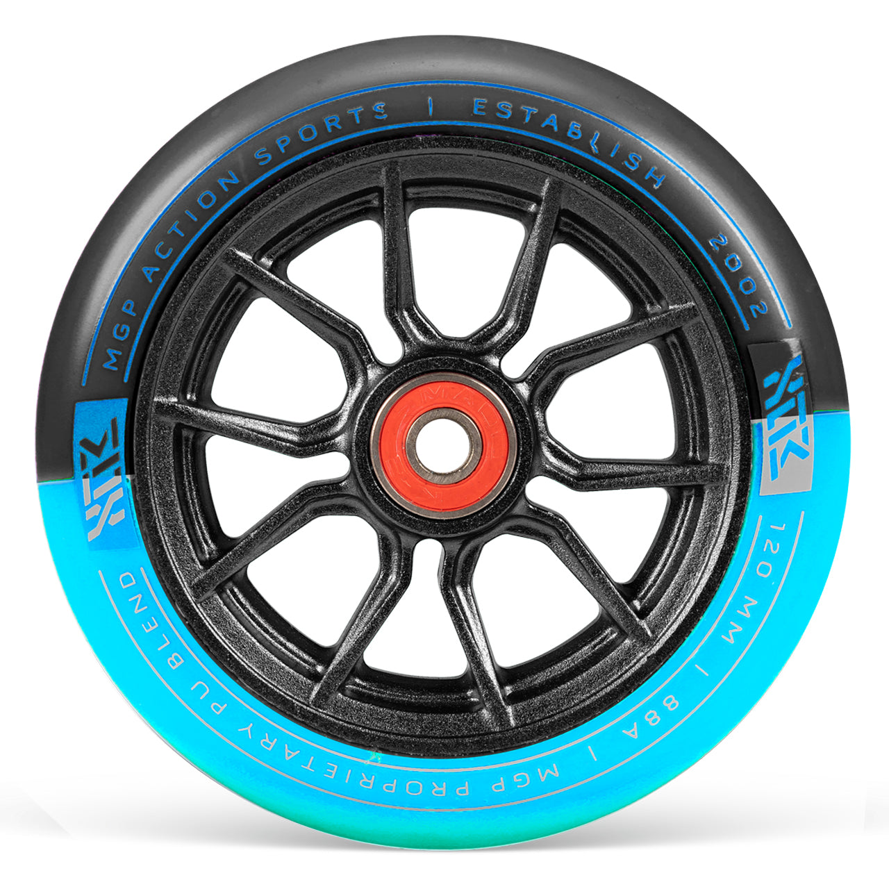 MFX Syndicate AR120 120mm wheels - Blue Black