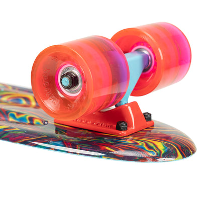 22'' G-Wrap Retro Skateboard - Oil Slick