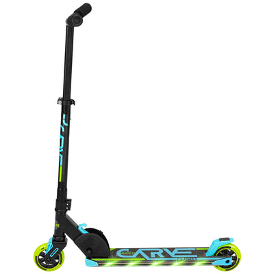 Carve Flight Light-Up Scooter - Blue Lime