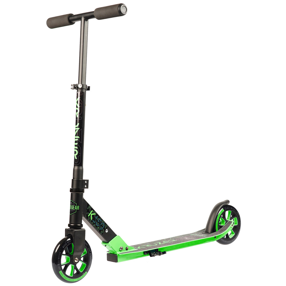 Carve Kruzer 150 Folding Scooter - Lime Black