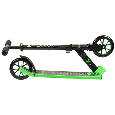 Carve Kruzer 150 Folding Scooter - Lime Black