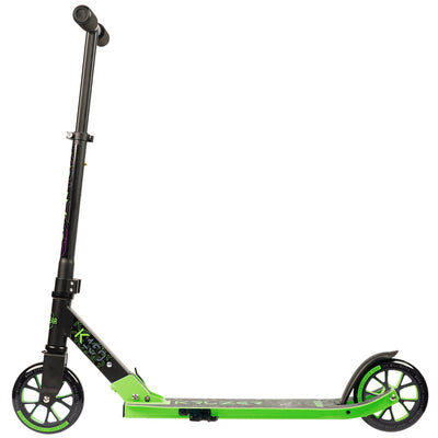 Carve Kruzer 150 Folding Scooter - Lime Black