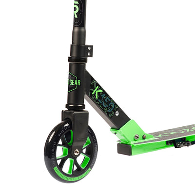 Carve Kruzer 150 Folding Scooter - Lime Black