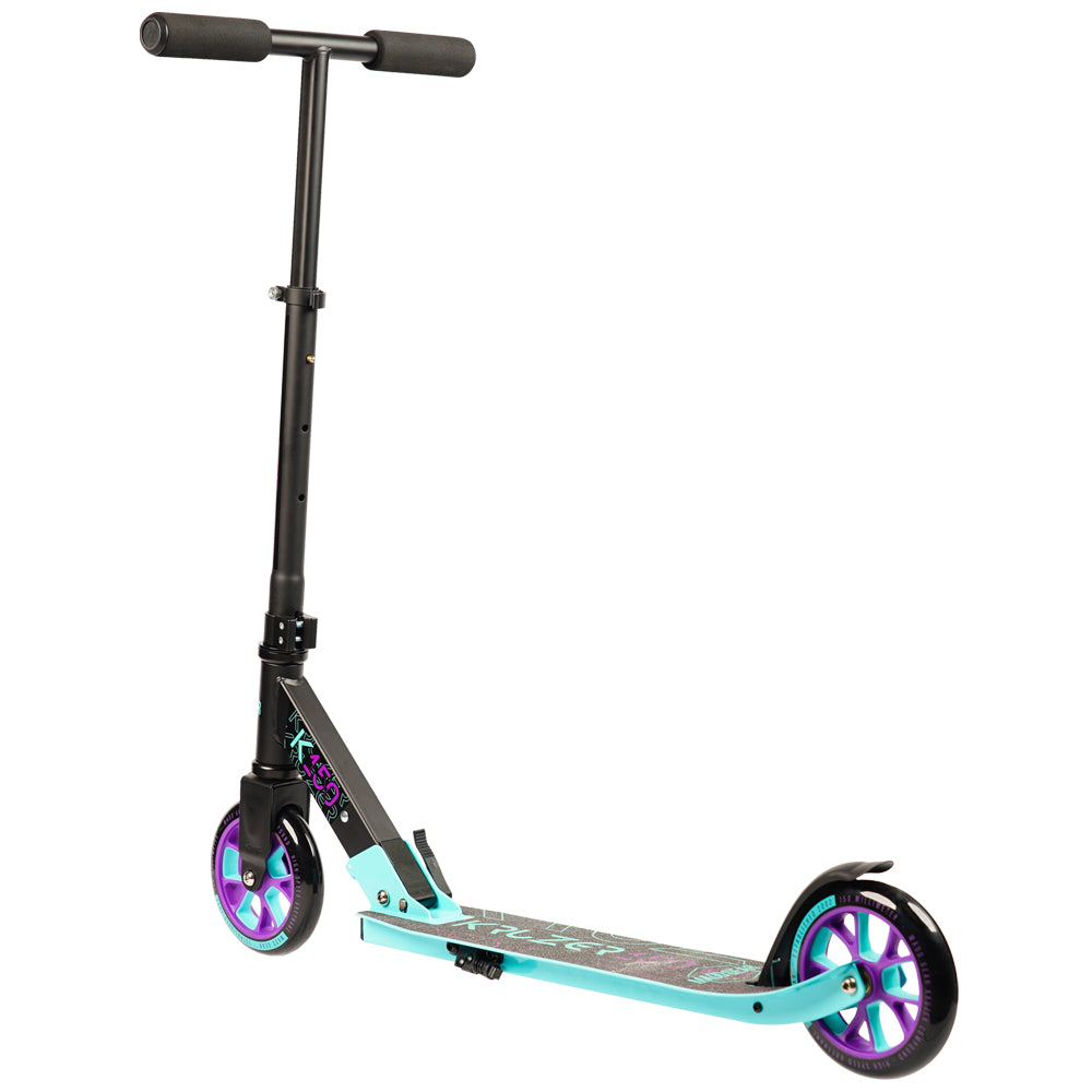 Carve Kruzer 150 Folding Scooter - Teal Black