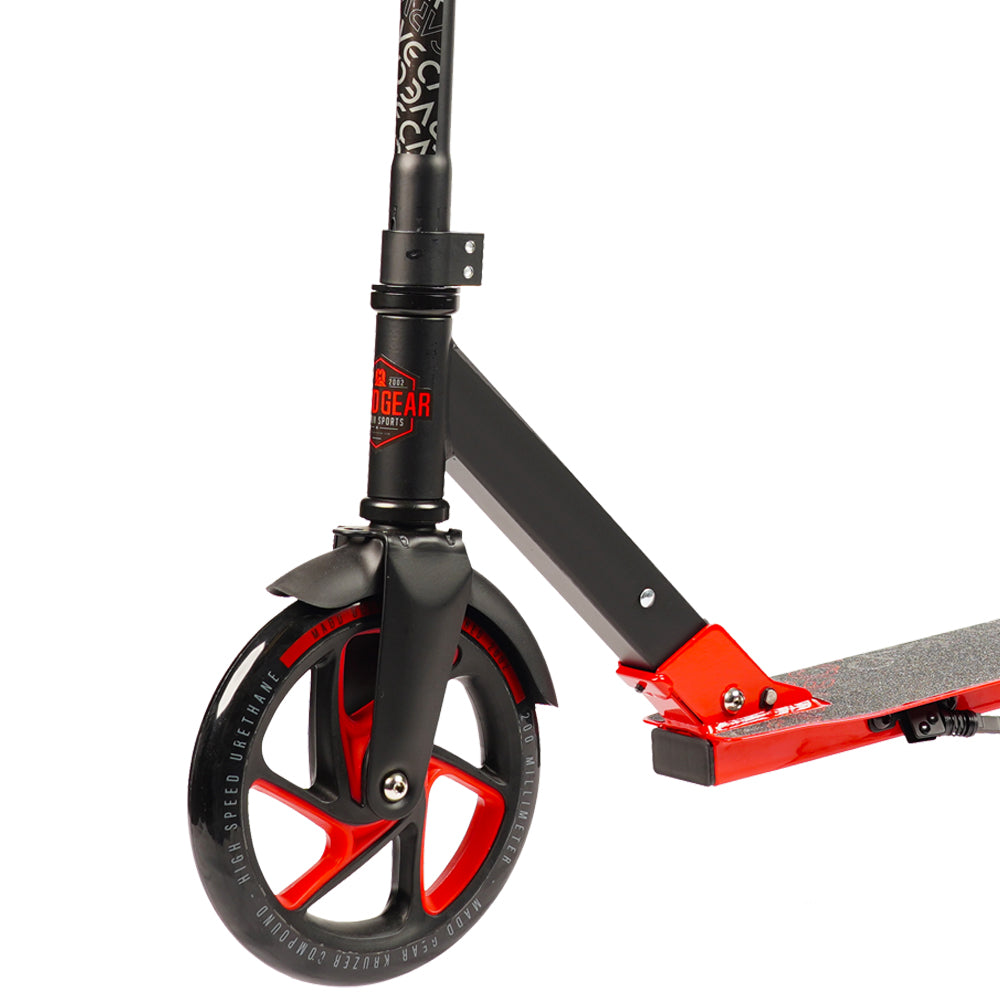 Carve Kruzer 200 Folding Scooter - Red Black