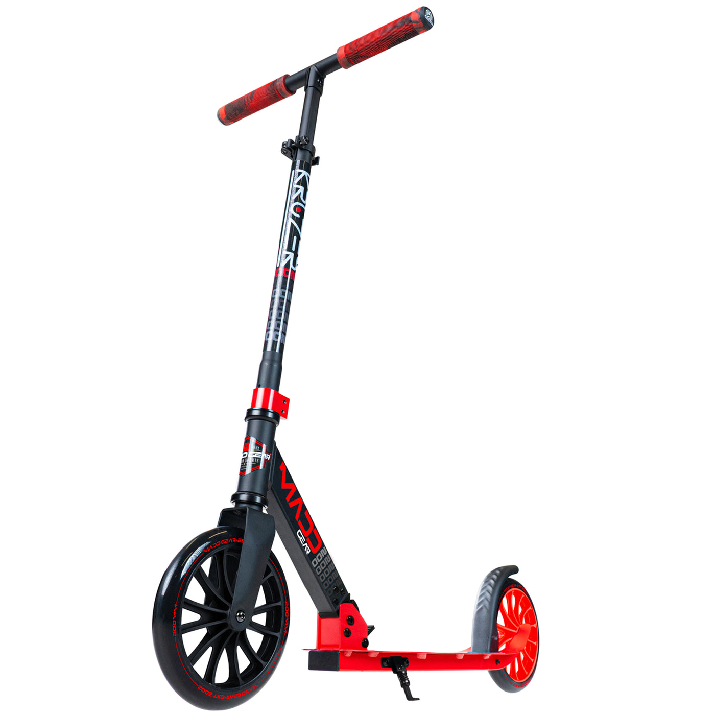 Carve Kruzer V2-200 Folding Scooter - Red Black