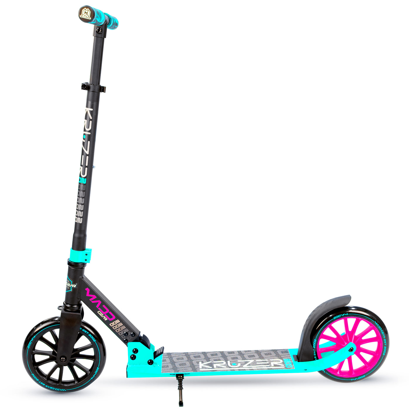 Carve Kruzer V2-200 Folding Scooter - Teal Black