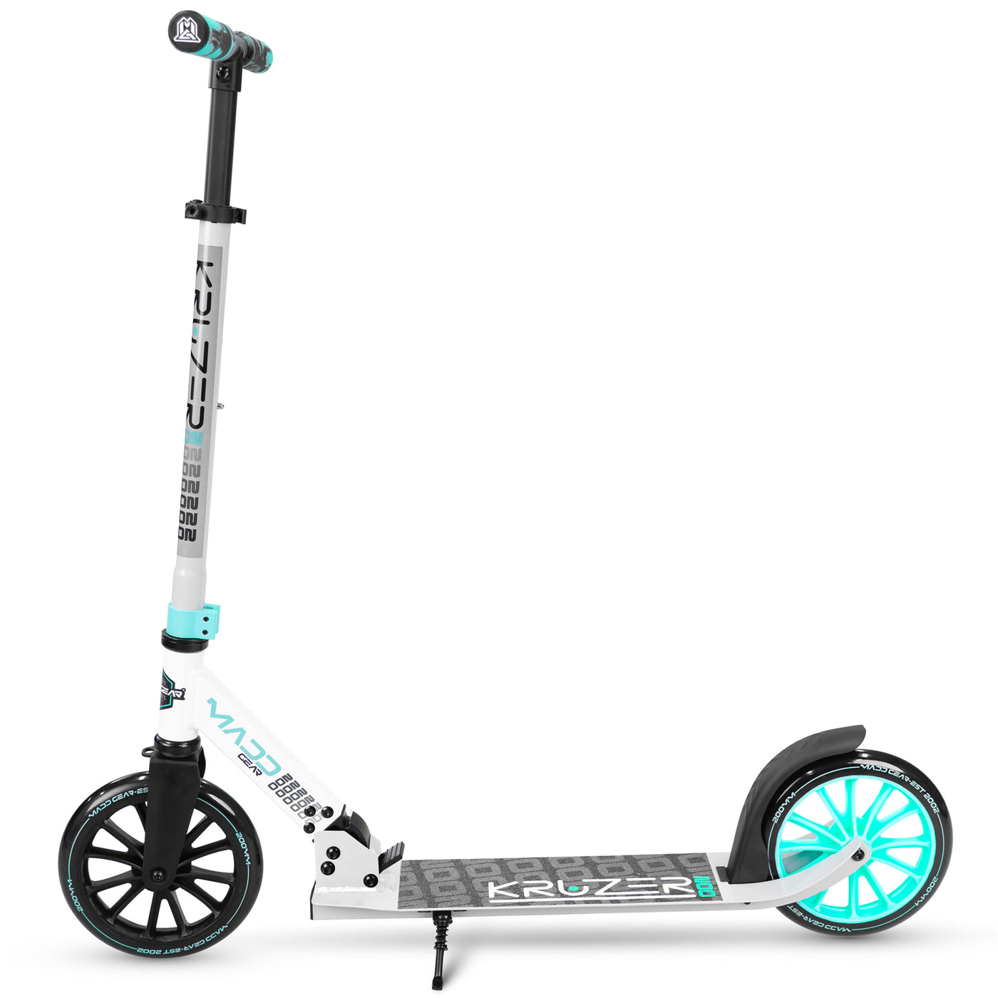 Carve Kruzer V2-200 Folding Scooter - Grey Teal