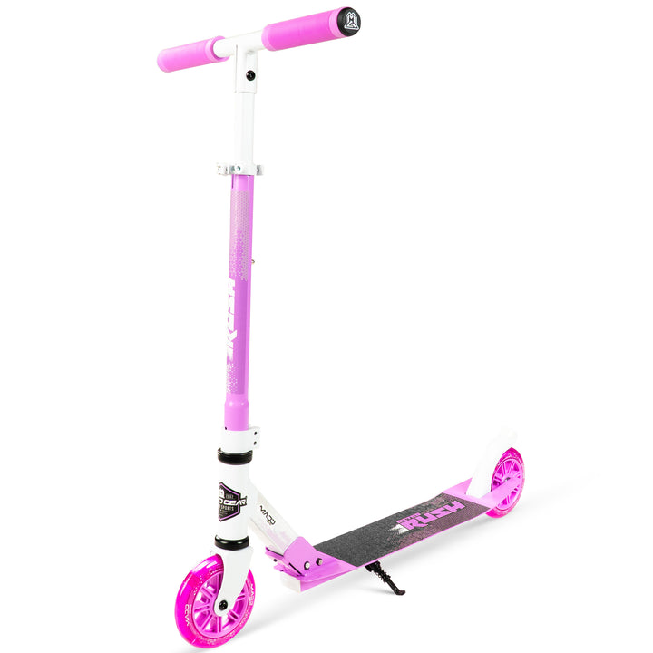 Metro RUSH 125 Folding Scooter - White Purple