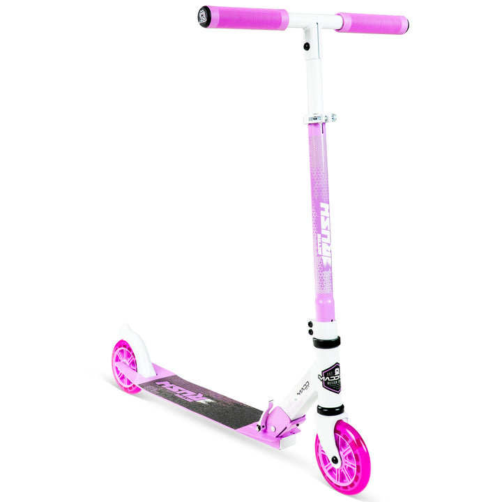 Metro RUSH 125 Folding Scooter - White Purple