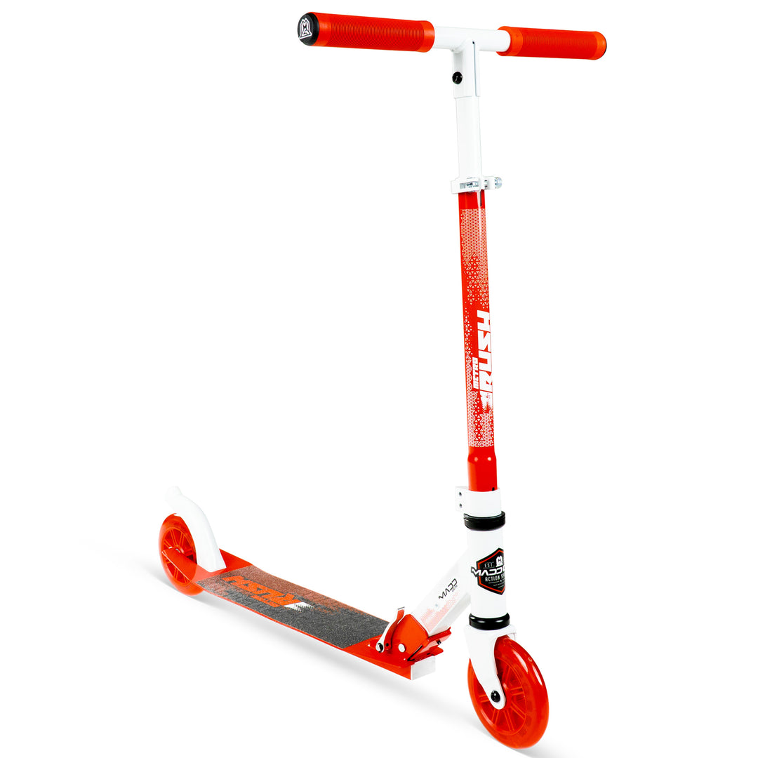 Metro RUSH 125 Folding Scooter - White Red