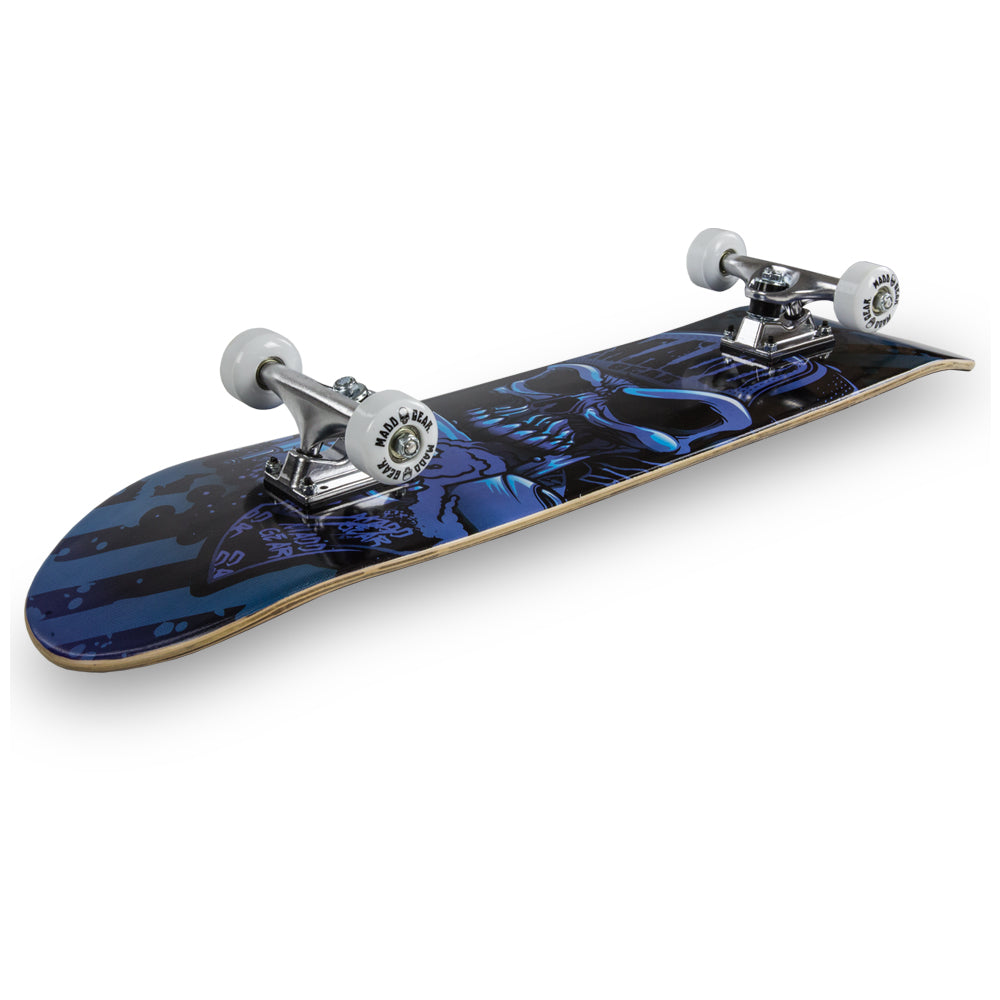 31'' Pro Series Skateboard - HATTER STRIP BLUE / BLACK