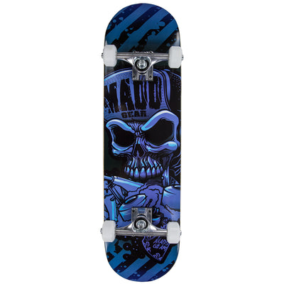 31'' Pro Series Skateboard - HATTER STRIP BLUE / BLACK