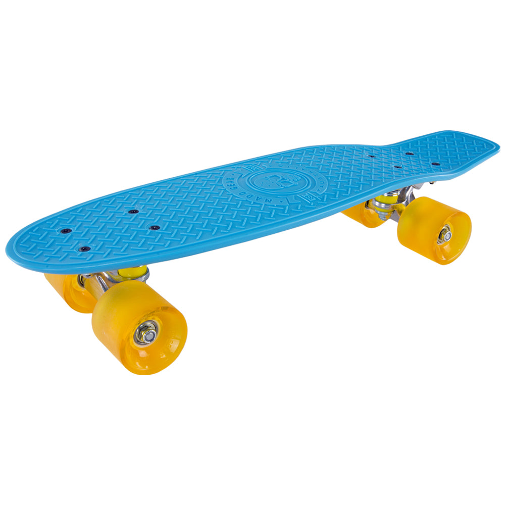 22'' Skins Retro Skateboard - Blue Yellow