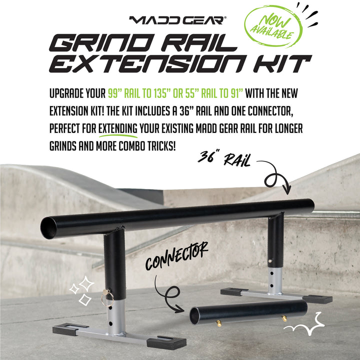 Madd Gear Grind Rail Extension Kit  91cm / 36"